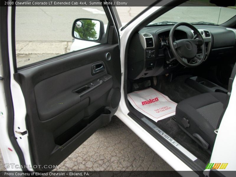 Summit White / Ebony 2008 Chevrolet Colorado LT Extended Cab 4x4