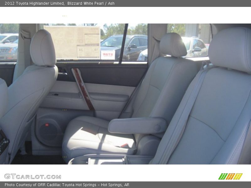 Blizzard White Pearl / Ash 2012 Toyota Highlander Limited