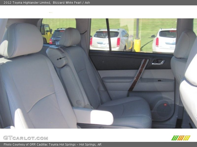 Blizzard White Pearl / Ash 2012 Toyota Highlander Limited