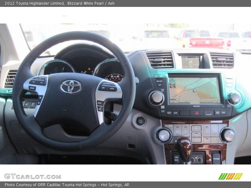 Blizzard White Pearl / Ash 2012 Toyota Highlander Limited