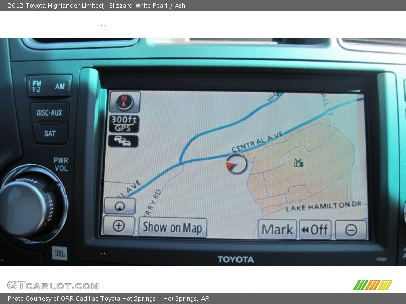 Blizzard White Pearl / Ash 2012 Toyota Highlander Limited