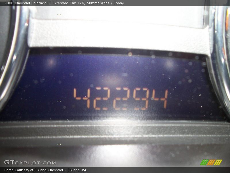 Summit White / Ebony 2008 Chevrolet Colorado LT Extended Cab 4x4