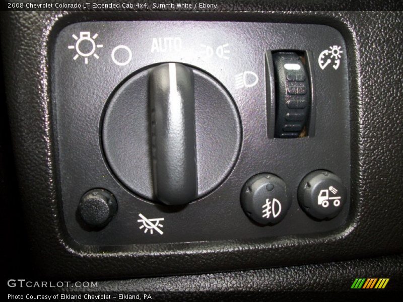 Summit White / Ebony 2008 Chevrolet Colorado LT Extended Cab 4x4