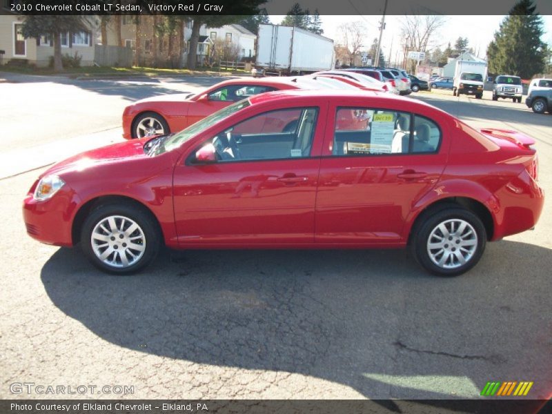 Victory Red / Gray 2010 Chevrolet Cobalt LT Sedan