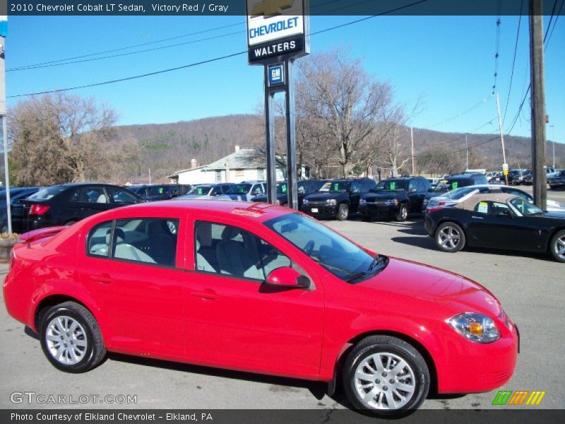 Victory Red / Gray 2010 Chevrolet Cobalt LT Sedan