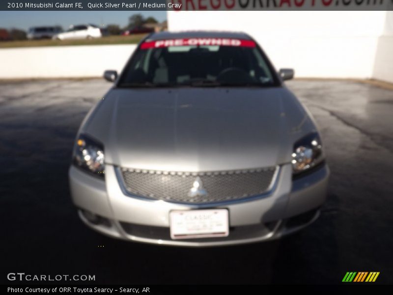 Quick Silver Pearl / Medium Gray 2010 Mitsubishi Galant FE