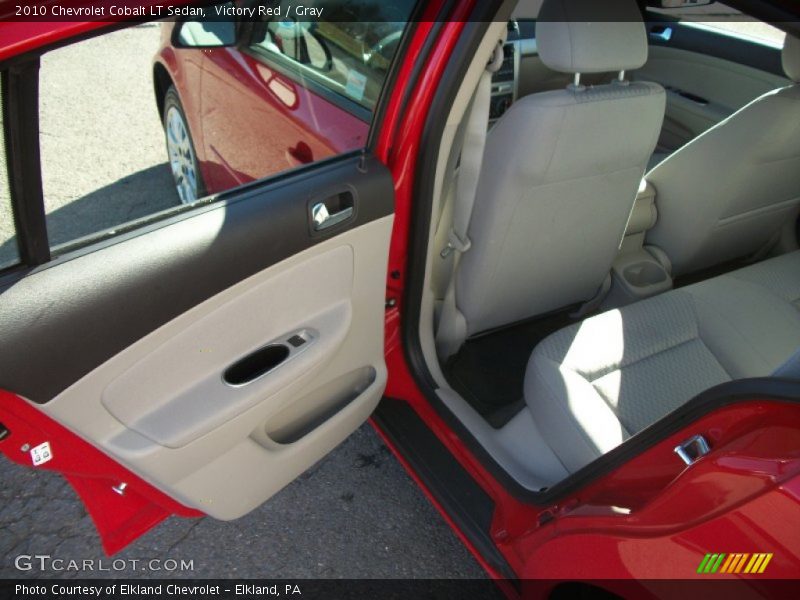Victory Red / Gray 2010 Chevrolet Cobalt LT Sedan