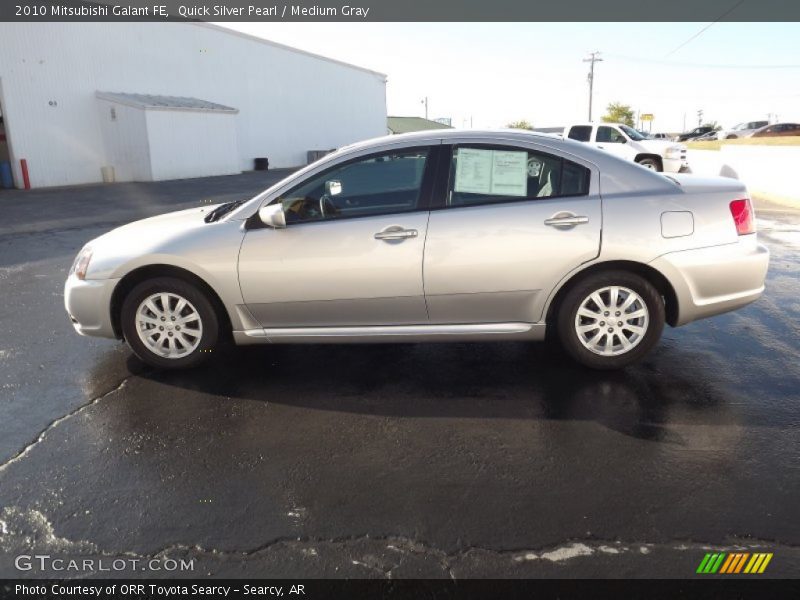Quick Silver Pearl / Medium Gray 2010 Mitsubishi Galant FE