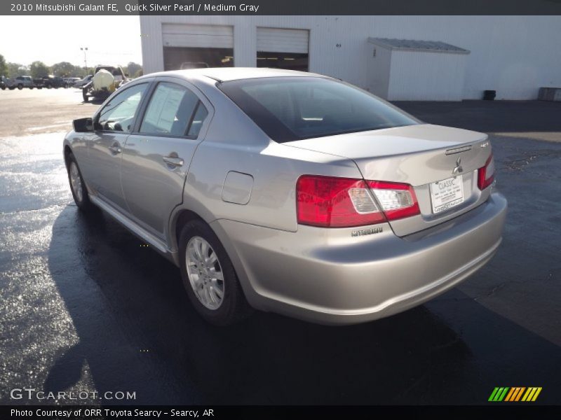 Quick Silver Pearl / Medium Gray 2010 Mitsubishi Galant FE