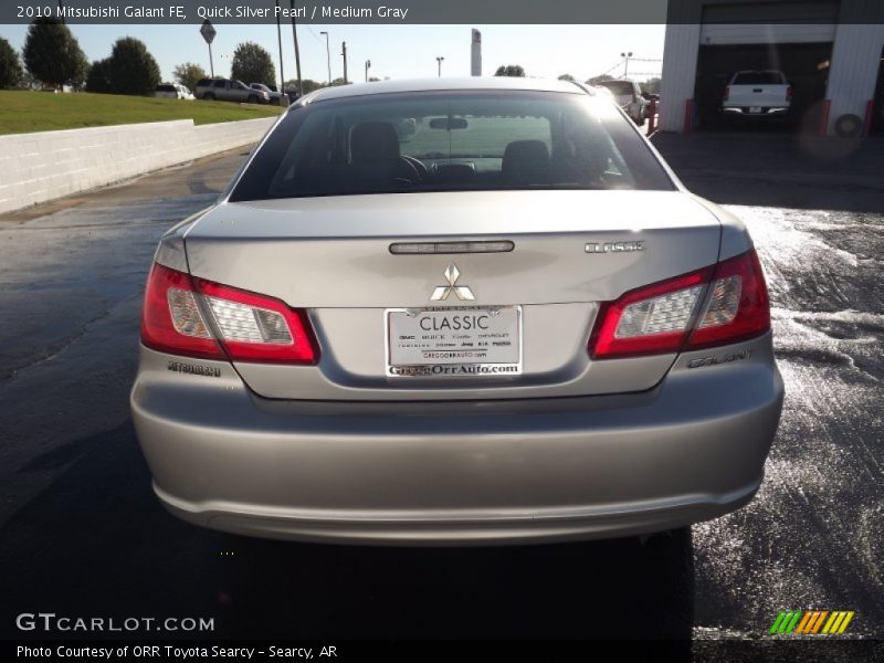 Quick Silver Pearl / Medium Gray 2010 Mitsubishi Galant FE