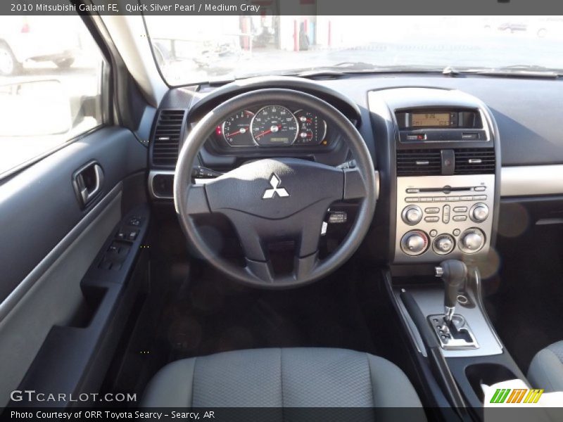 Quick Silver Pearl / Medium Gray 2010 Mitsubishi Galant FE