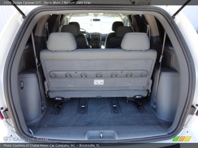 Stone White / Medium Slate Gray 2006 Dodge Caravan SXT