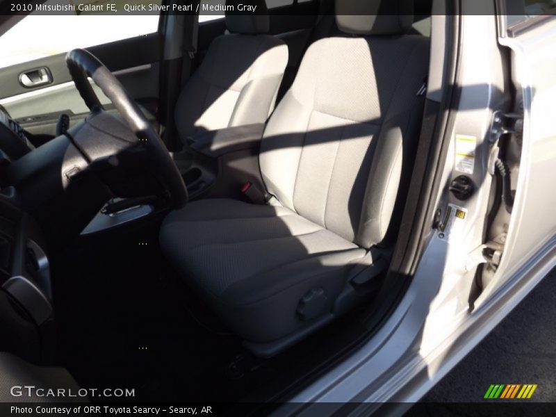 Quick Silver Pearl / Medium Gray 2010 Mitsubishi Galant FE