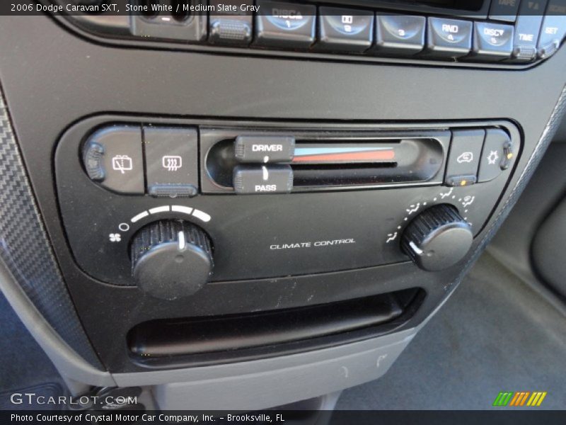 Stone White / Medium Slate Gray 2006 Dodge Caravan SXT