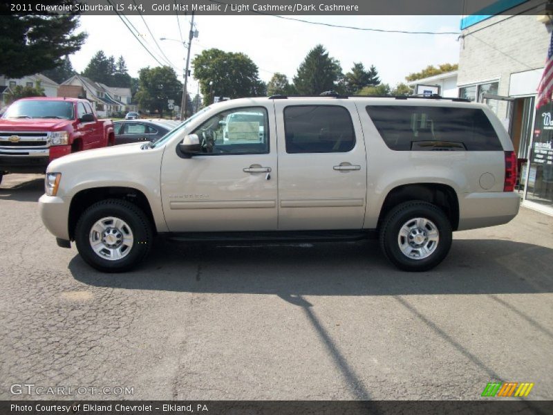 Gold Mist Metallic / Light Cashmere/Dark Cashmere 2011 Chevrolet Suburban LS 4x4