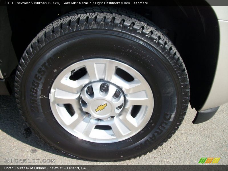 Gold Mist Metallic / Light Cashmere/Dark Cashmere 2011 Chevrolet Suburban LS 4x4