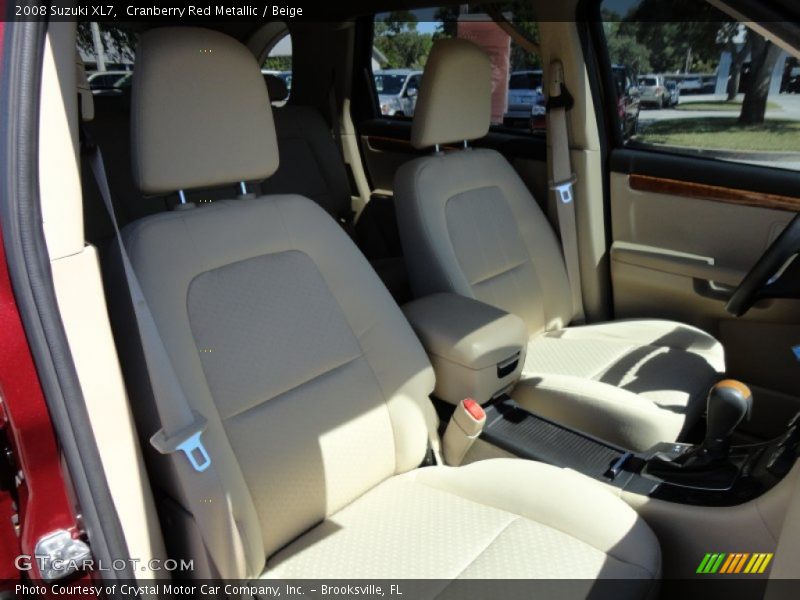 Cranberry Red Metallic / Beige 2008 Suzuki XL7