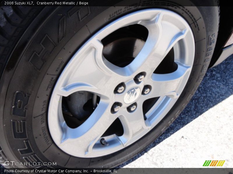 Cranberry Red Metallic / Beige 2008 Suzuki XL7