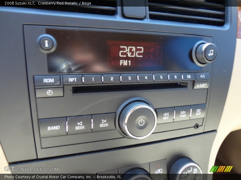 Cranberry Red Metallic / Beige 2008 Suzuki XL7