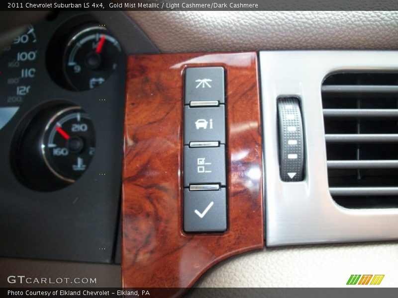 Gold Mist Metallic / Light Cashmere/Dark Cashmere 2011 Chevrolet Suburban LS 4x4