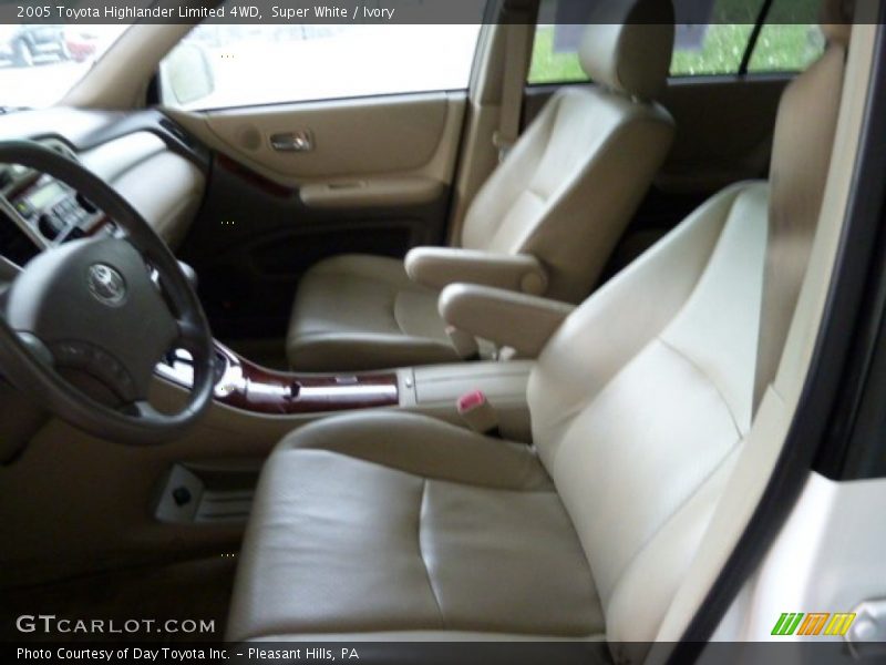 Super White / Ivory 2005 Toyota Highlander Limited 4WD