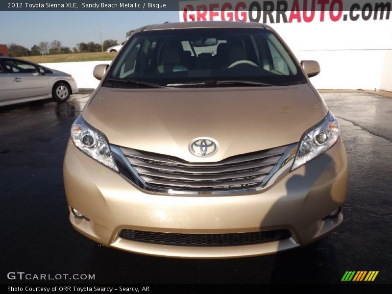 Sandy Beach Metallic / Bisque 2012 Toyota Sienna XLE