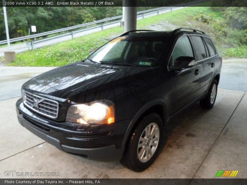 Ember Black Metallic / Off Black 2008 Volvo XC90 3.2 AWD