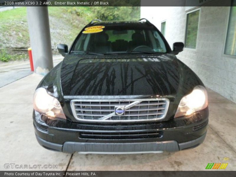 Ember Black Metallic / Off Black 2008 Volvo XC90 3.2 AWD
