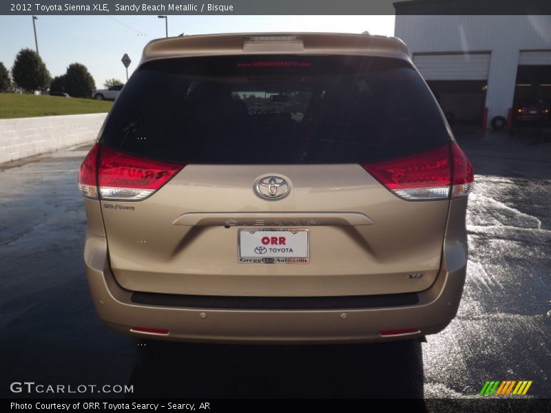 Sandy Beach Metallic / Bisque 2012 Toyota Sienna XLE