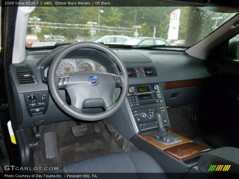 Ember Black Metallic / Off Black 2008 Volvo XC90 3.2 AWD