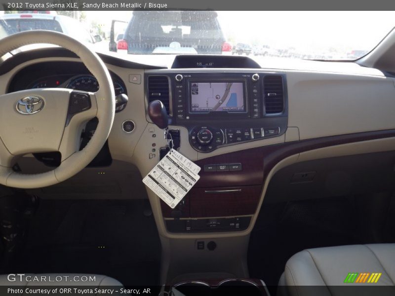 Sandy Beach Metallic / Bisque 2012 Toyota Sienna XLE
