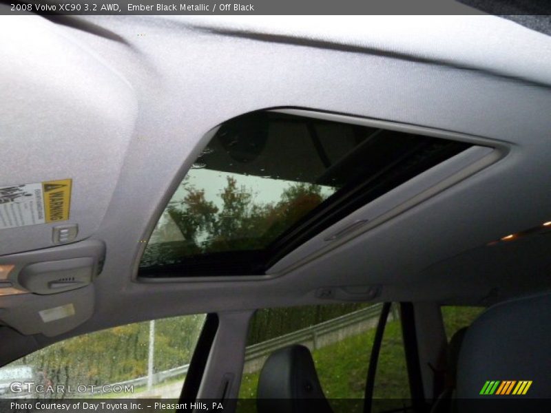 Ember Black Metallic / Off Black 2008 Volvo XC90 3.2 AWD