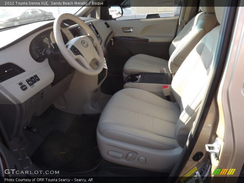 Sandy Beach Metallic / Bisque 2012 Toyota Sienna XLE