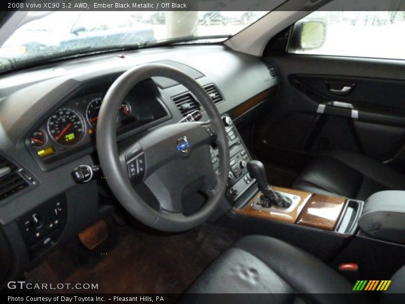 Ember Black Metallic / Off Black 2008 Volvo XC90 3.2 AWD