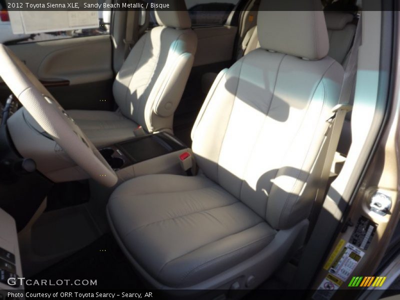 Sandy Beach Metallic / Bisque 2012 Toyota Sienna XLE