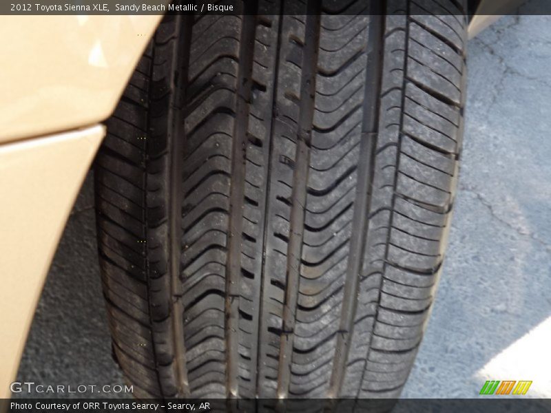 Sandy Beach Metallic / Bisque 2012 Toyota Sienna XLE