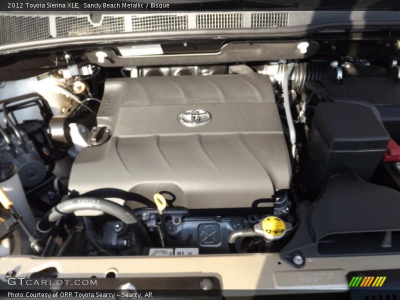Sandy Beach Metallic / Bisque 2012 Toyota Sienna XLE