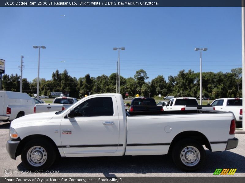 Bright White / Dark Slate/Medium Graystone 2010 Dodge Ram 2500 ST Regular Cab