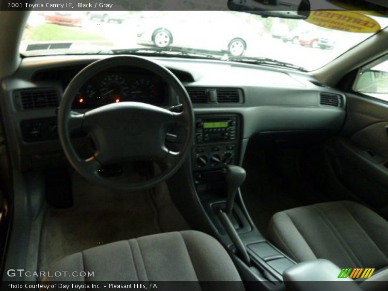 Black / Gray 2001 Toyota Camry LE