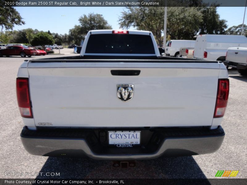 Bright White / Dark Slate/Medium Graystone 2010 Dodge Ram 2500 ST Regular Cab