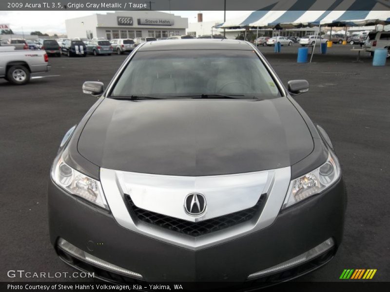 Grigio Gray Metallic / Taupe 2009 Acura TL 3.5
