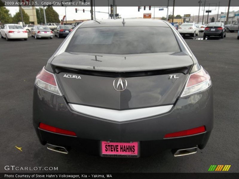Grigio Gray Metallic / Taupe 2009 Acura TL 3.5