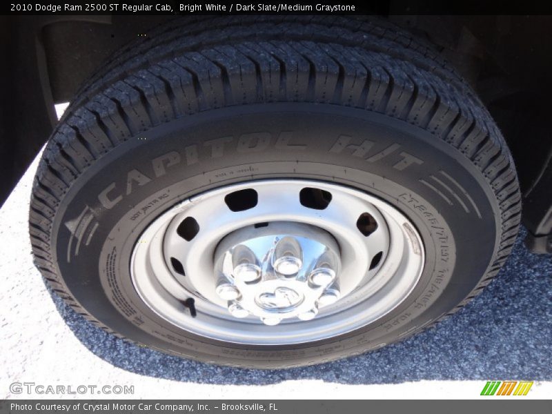 Bright White / Dark Slate/Medium Graystone 2010 Dodge Ram 2500 ST Regular Cab