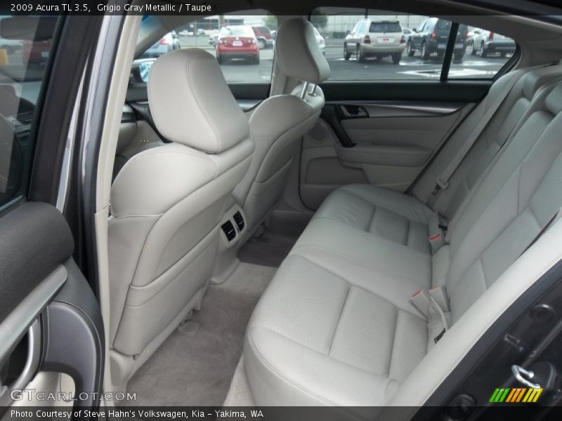 Grigio Gray Metallic / Taupe 2009 Acura TL 3.5