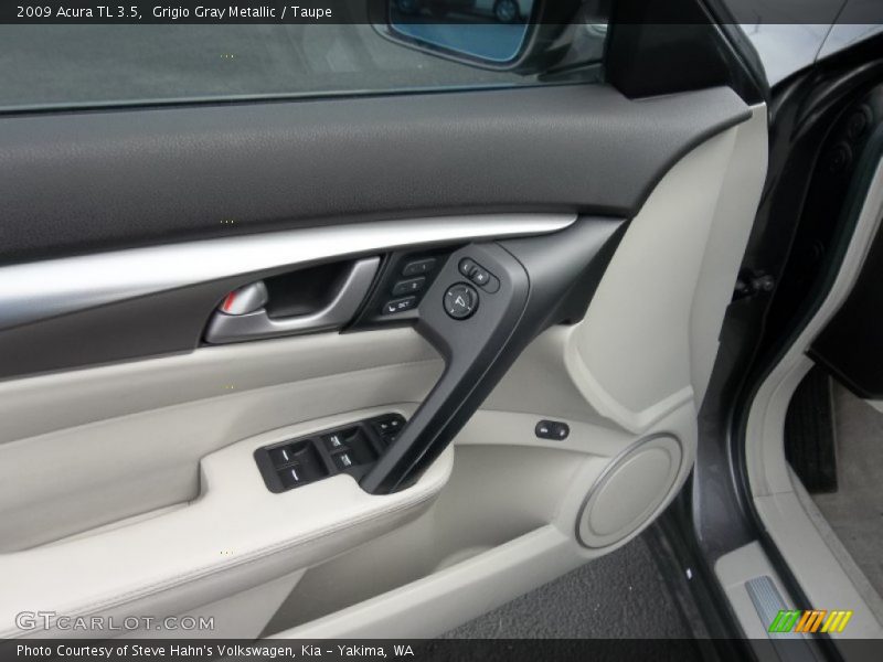Grigio Gray Metallic / Taupe 2009 Acura TL 3.5