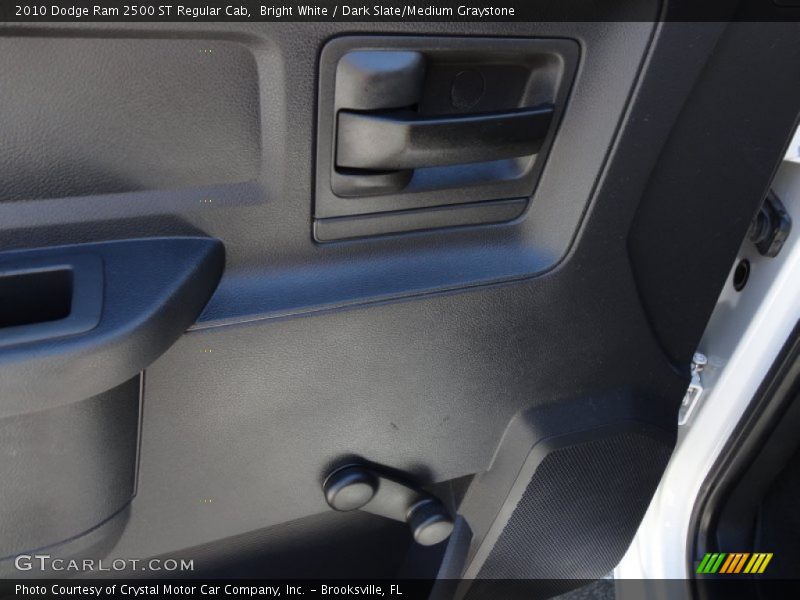 Bright White / Dark Slate/Medium Graystone 2010 Dodge Ram 2500 ST Regular Cab