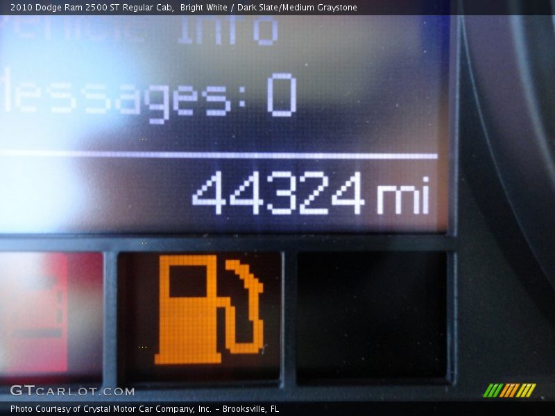 Bright White / Dark Slate/Medium Graystone 2010 Dodge Ram 2500 ST Regular Cab