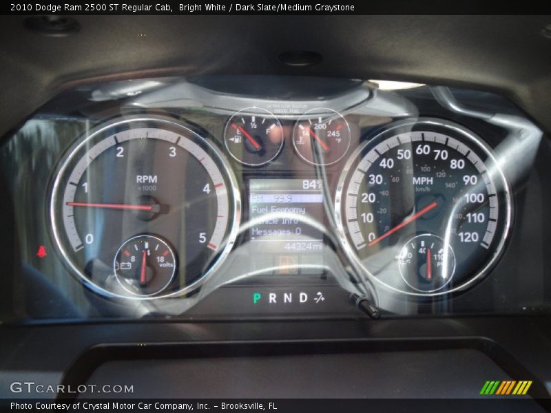 Bright White / Dark Slate/Medium Graystone 2010 Dodge Ram 2500 ST Regular Cab