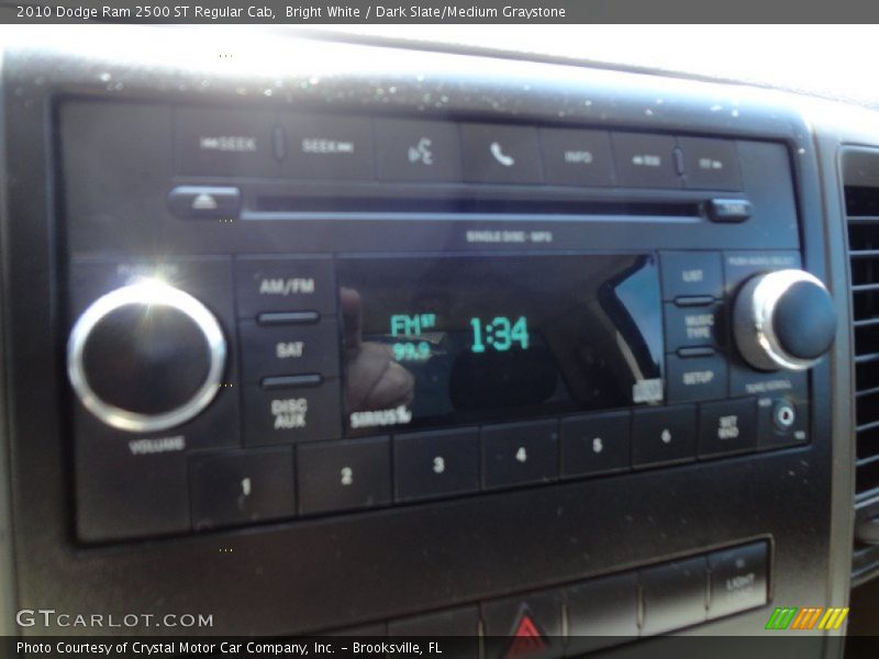 Audio System of 2010 Ram 2500 ST Regular Cab