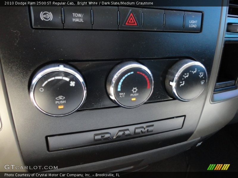 Controls of 2010 Ram 2500 ST Regular Cab